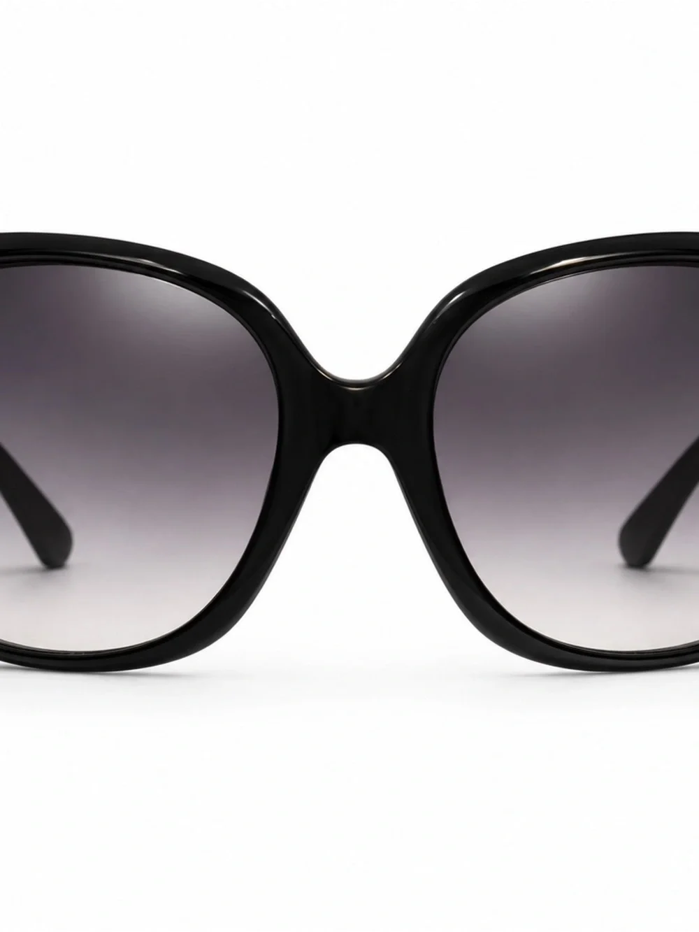 Dior Black Sunglasses with Silver Logo Temples